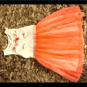 Pink Cat&Jack Uni Dress size 6-7